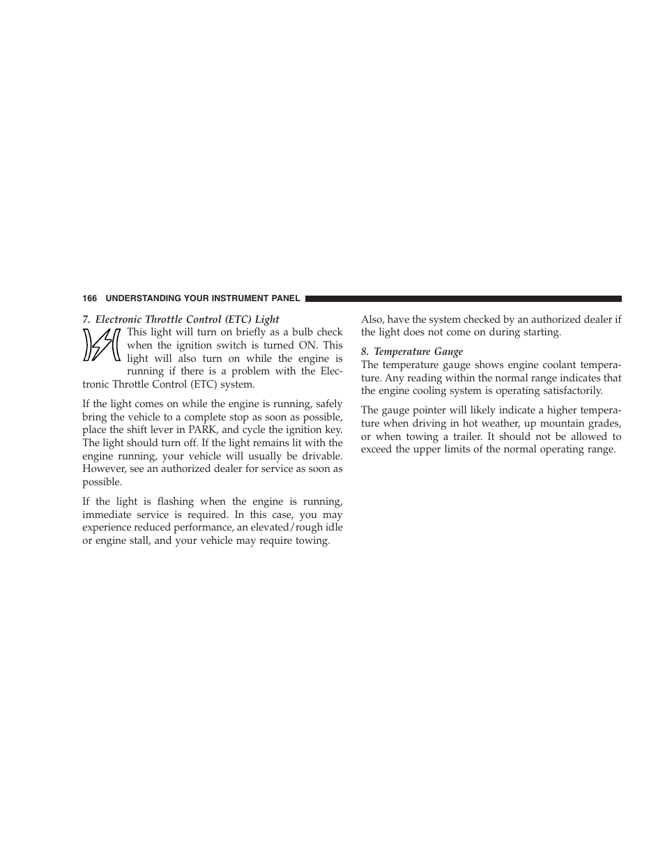 Dodge 2009 DX-48 Charger SRT8 User Manual | Page 168 / 443