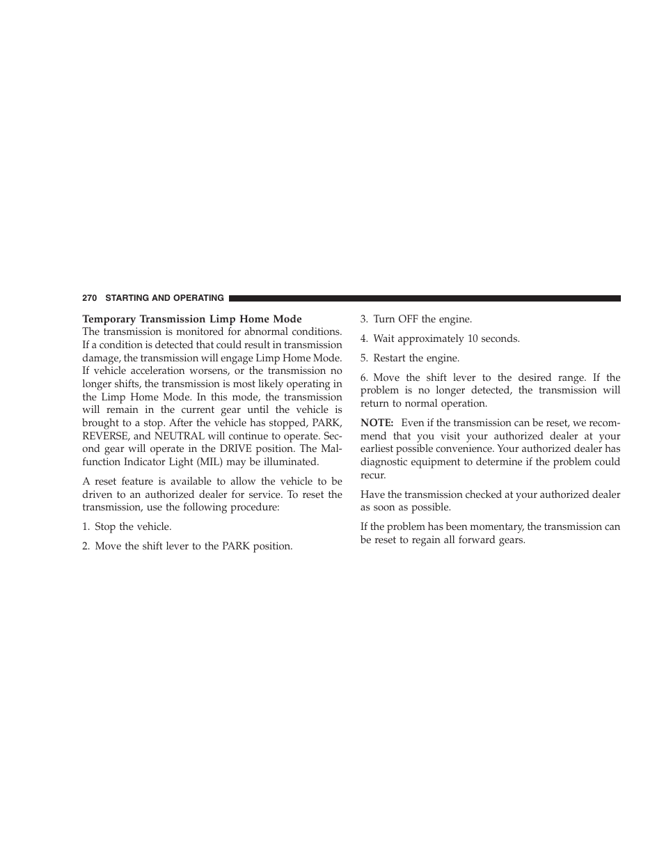 Dodge 2009 DX-48 Charger SRT8 User Manual | Page 272 / 443