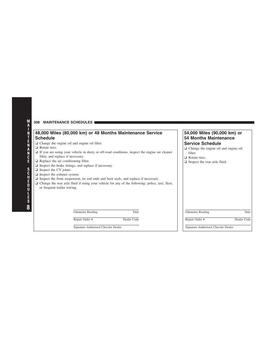 Dodge 2009 DX-48 Charger SRT8 User Manual | Page 400 / 443
