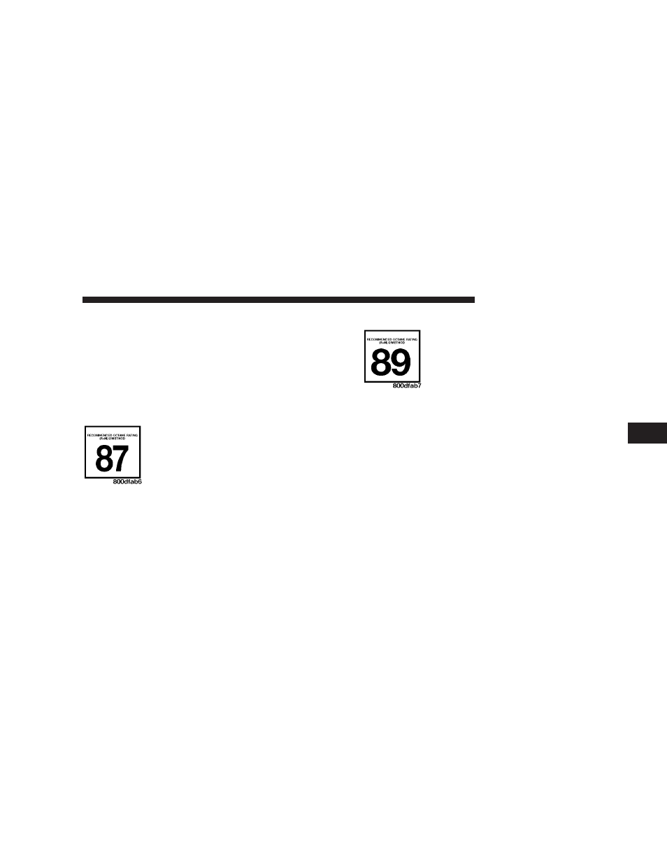 Fuel requirements, 7l engine, 5l and 5.7l engines | Dodge 2008 Charger User Manual | Page 319 / 466