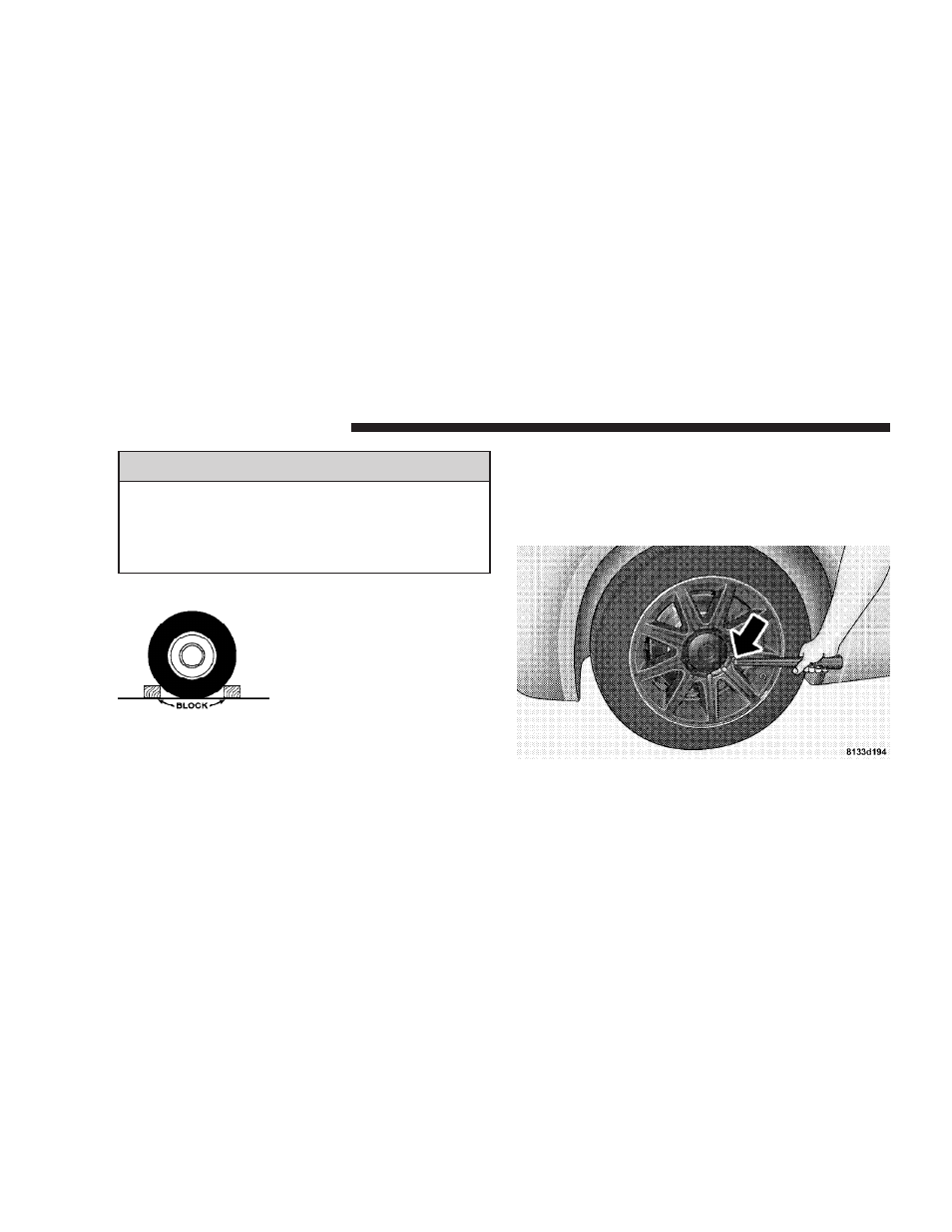 Jacking and changing a tire | Dodge 2008 Charger User Manual | Page 350 / 466