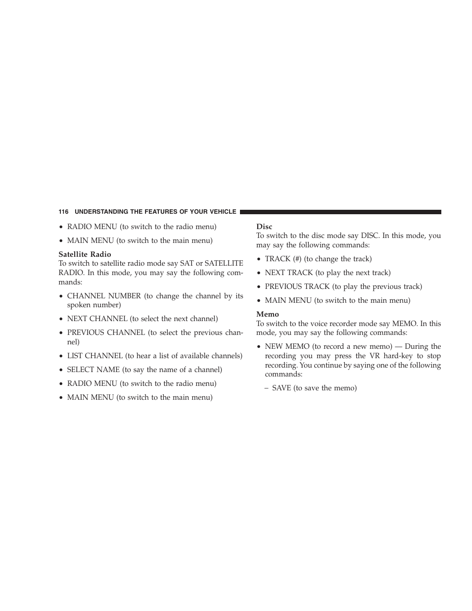 Dodge 2008 DX-49 Magnum SRT8 User Manual | Page 118 / 476
