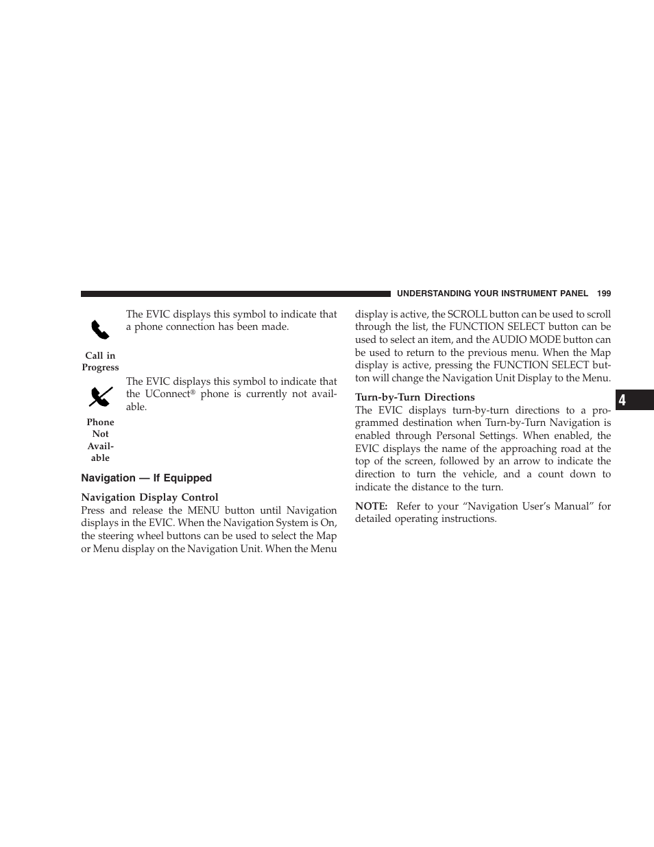 Navigation - if equipped | Dodge 2008 DX-49 Magnum SRT8 User Manual | Page 201 / 476