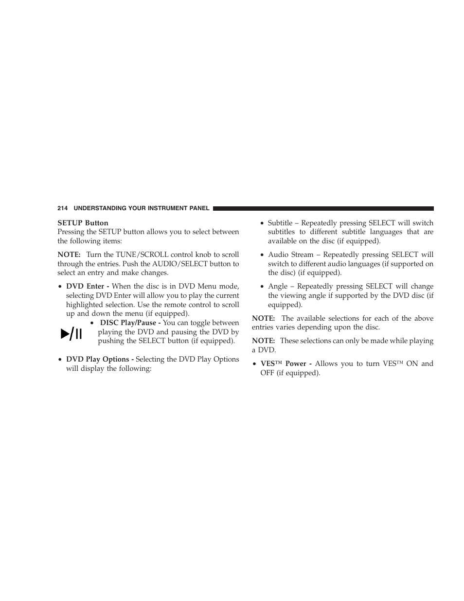 Dodge 2008 DX-49 Magnum SRT8 User Manual | Page 216 / 476