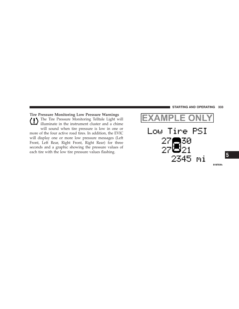 Dodge 2008 DX-49 Magnum SRT8 User Manual | Page 335 / 476