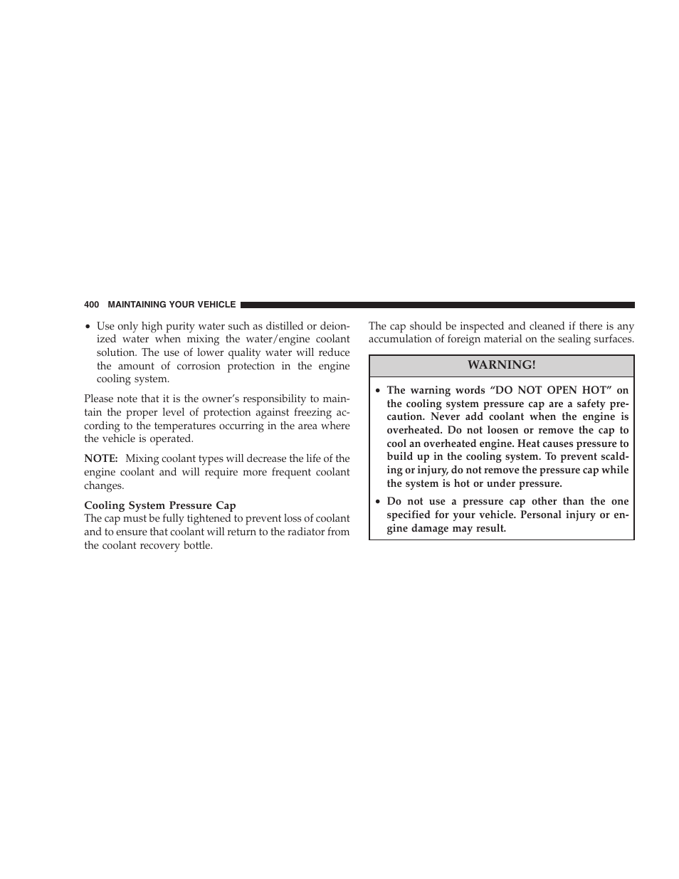 Wiper blades, Windshield washers/rear window washer | Dodge 2008 DX-49 Magnum SRT8 User Manual | Page 402 / 476