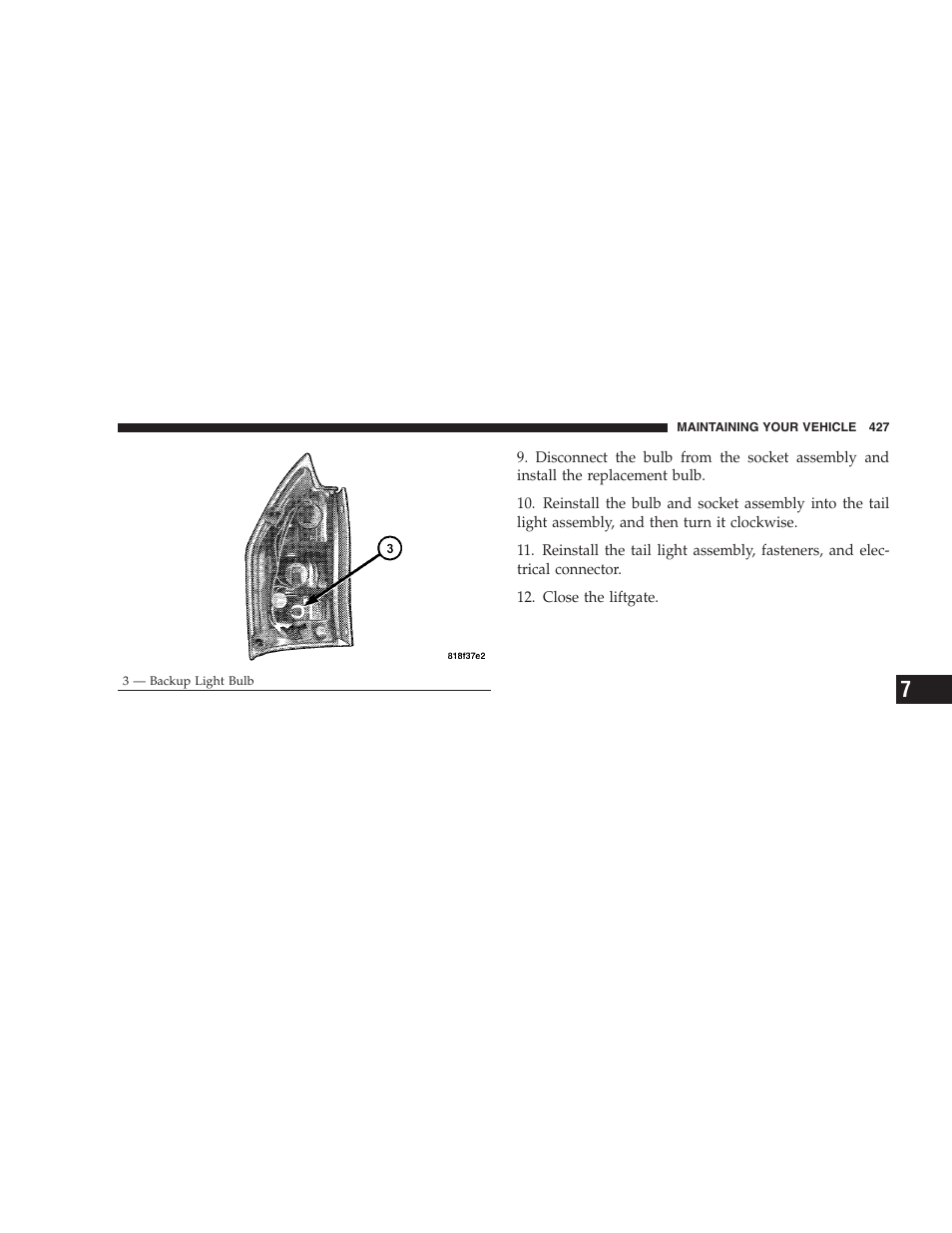 Low beam headlight, high beam headlight, and | Dodge 2008 DX-49 Magnum SRT8 User Manual | Page 429 / 476