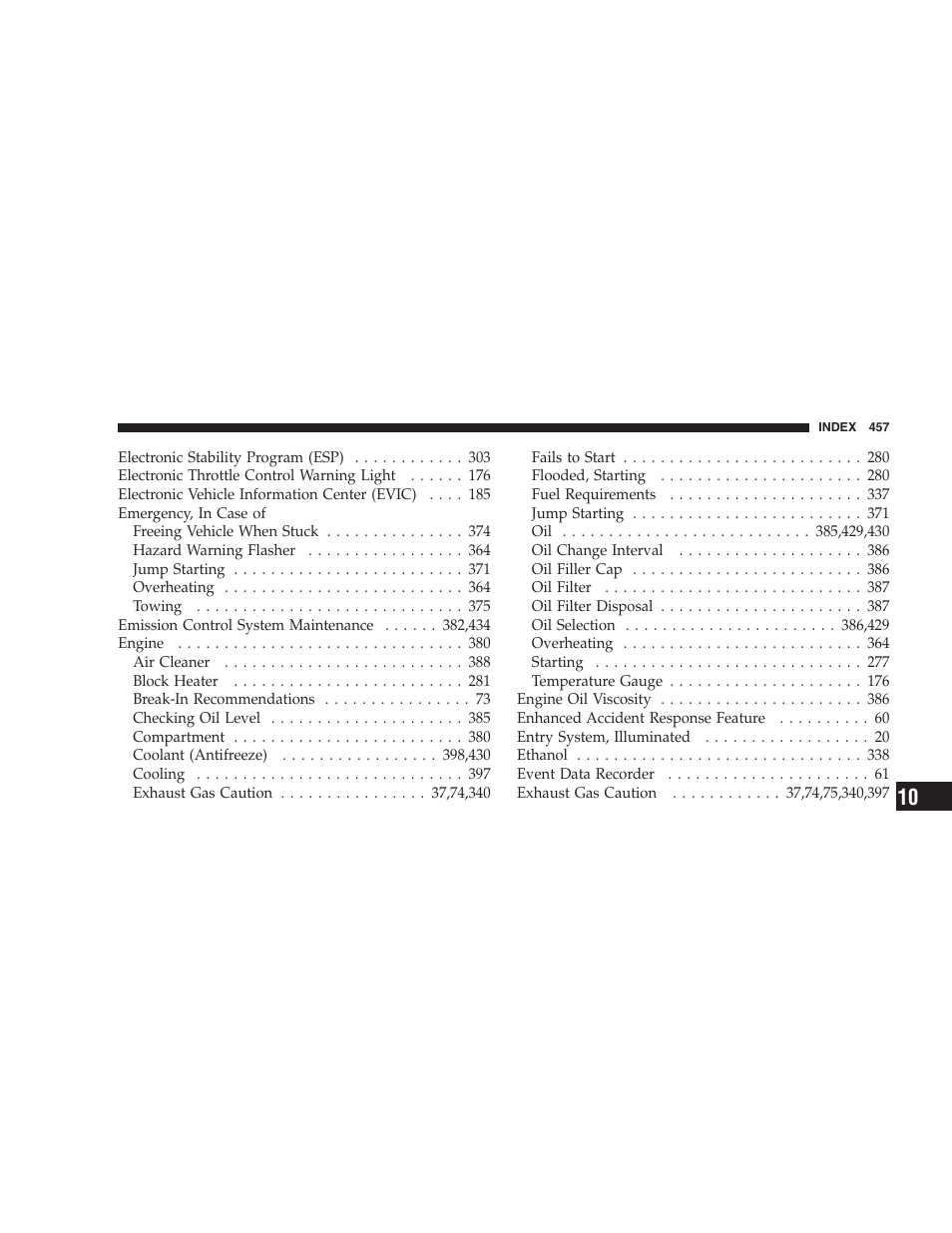 Dodge 2008 DX-49 Magnum SRT8 User Manual | Page 459 / 476