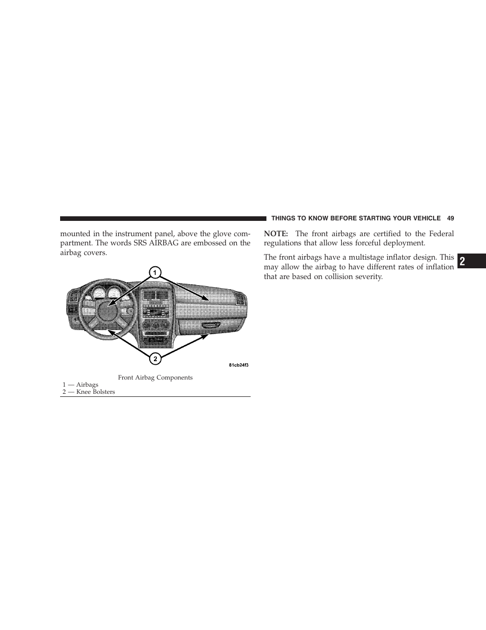 Dodge 2008 DX-49 Magnum SRT8 User Manual | Page 51 / 476