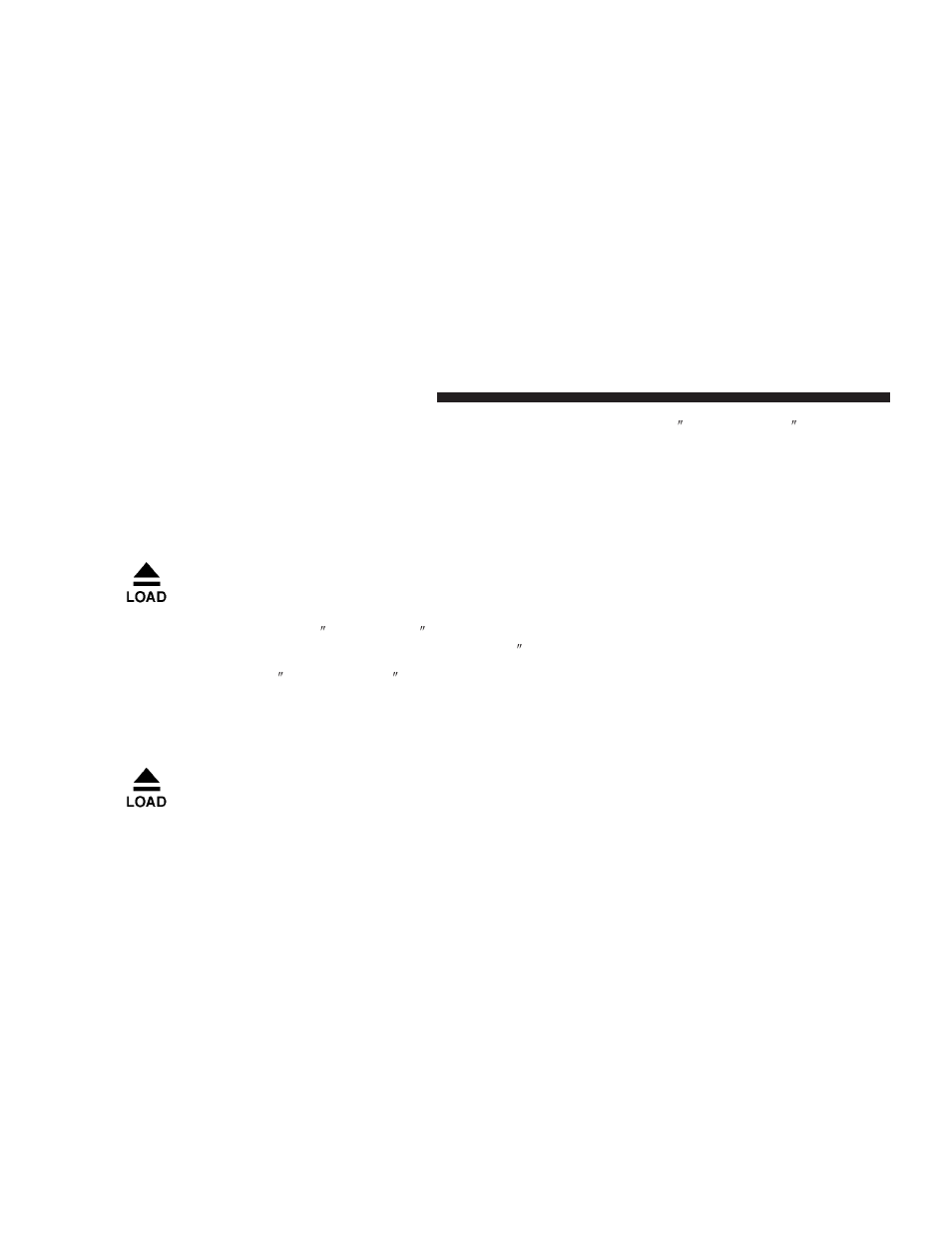 Load/eject button (cd mode for cd audio play), Load/eject button (cd mode for cd, Audio play) | Dodge 2007 Magnum SRT8 User Manual | Page 169 / 380