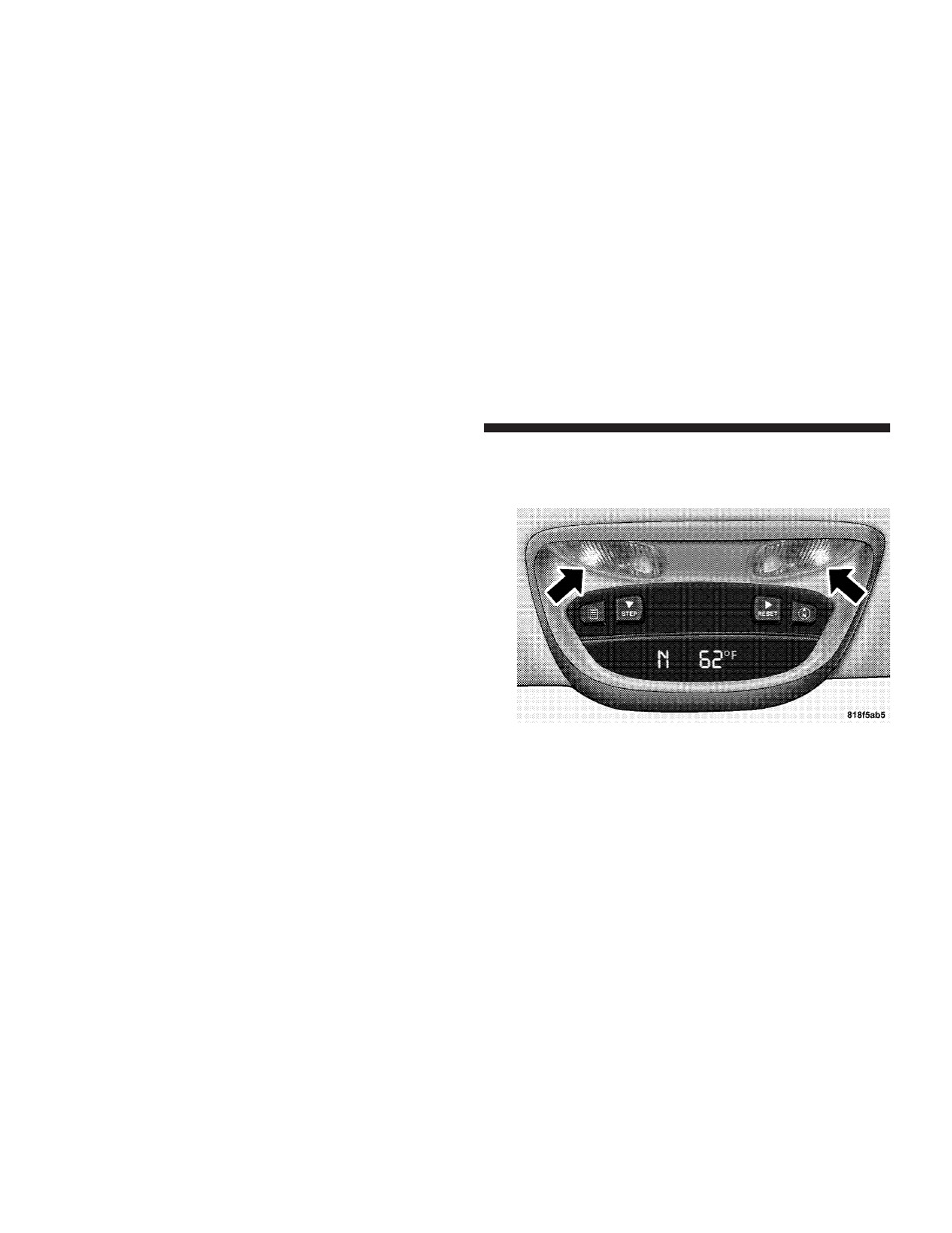 Dome/reading lights, Overhead console with electronic vehicle, Information center (evic) — diesel only | Dodge 2008  Ram Pickup 3500 User Manual | Page 142 / 528