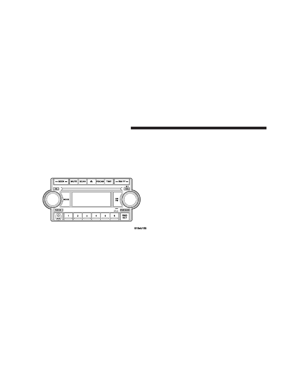 Operating instructions - radio mode, Sales code ref — am/fm/cd (single disc) | Dodge 2008  Ram Pickup 3500 User Manual | Page 186 / 528