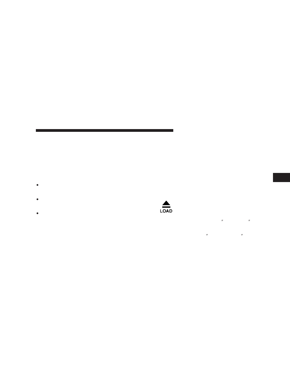 Load/eject button (cd mode for mp3 play), Operation instructions - (cd mode for mp3, Audio play) | Dodge 2008  Ram Pickup 3500 User Manual | Page 205 / 528