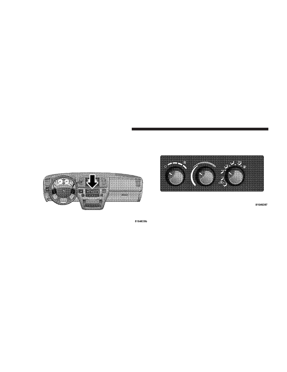 Climate controls, Heater only - if equipped, Heater only — if equipped | Dodge 2008  Ram Pickup 3500 User Manual | Page 234 / 528