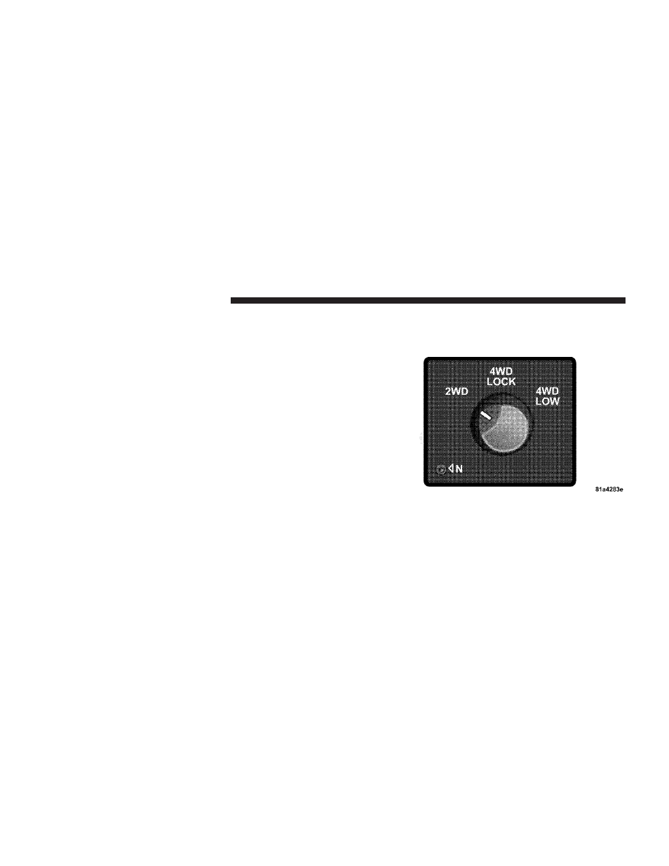 Shifting procedure — electronically shifted, Transfer case | Dodge 2008  Ram Pickup 3500 User Manual | Page 298 / 528