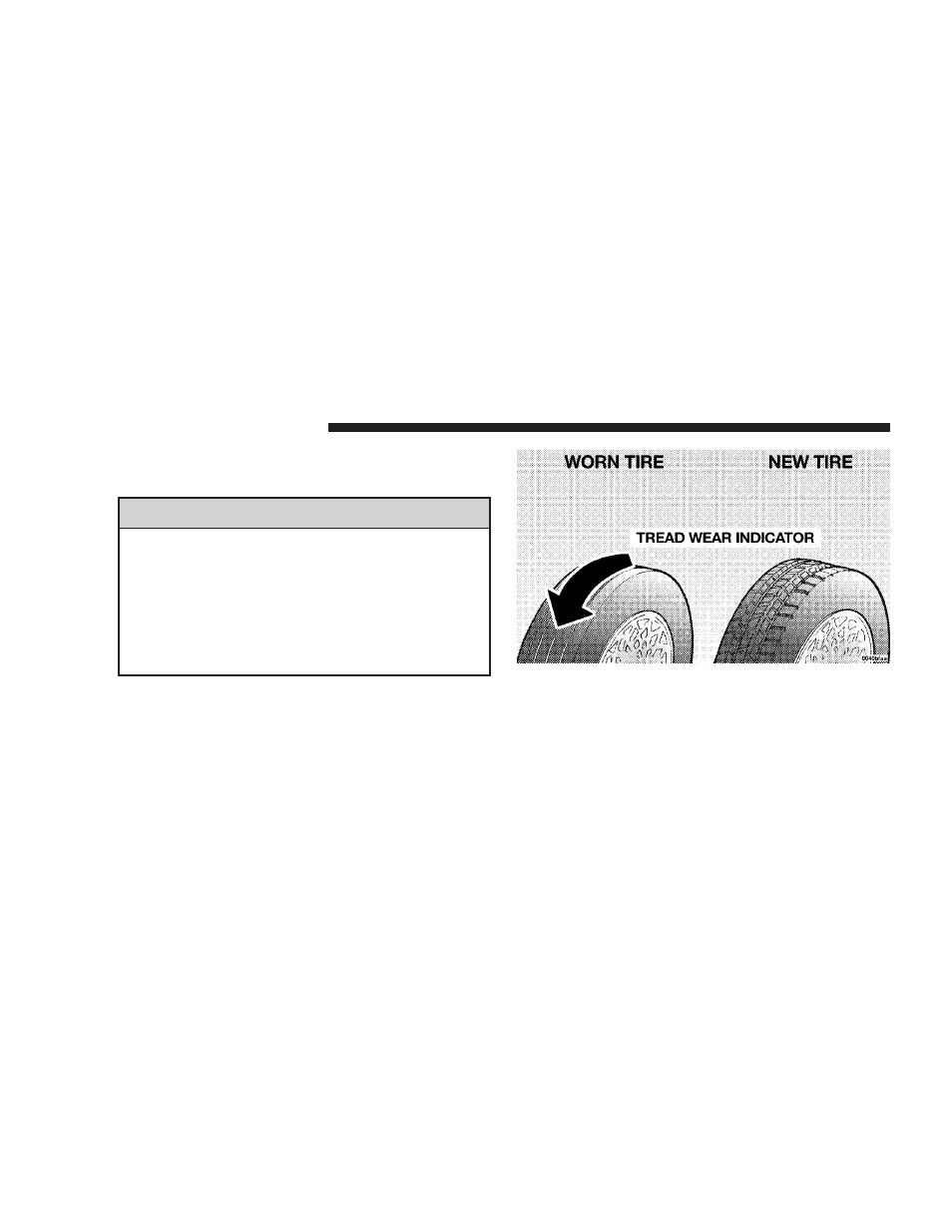 Tread wear indicators | Dodge 2008  Ram Pickup 3500 User Manual | Page 330 / 528