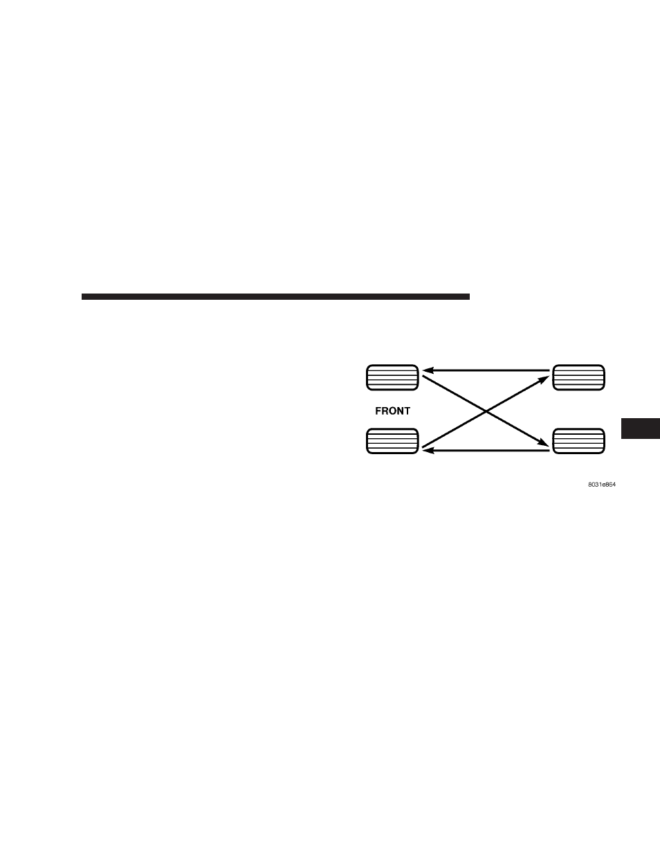 Tire rotation recommendations | Dodge 2008  Ram Pickup 3500 User Manual | Page 335 / 528