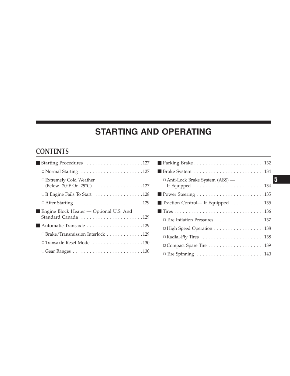 Dodge 2004 Intrepid User Manual | Page 125 / 249