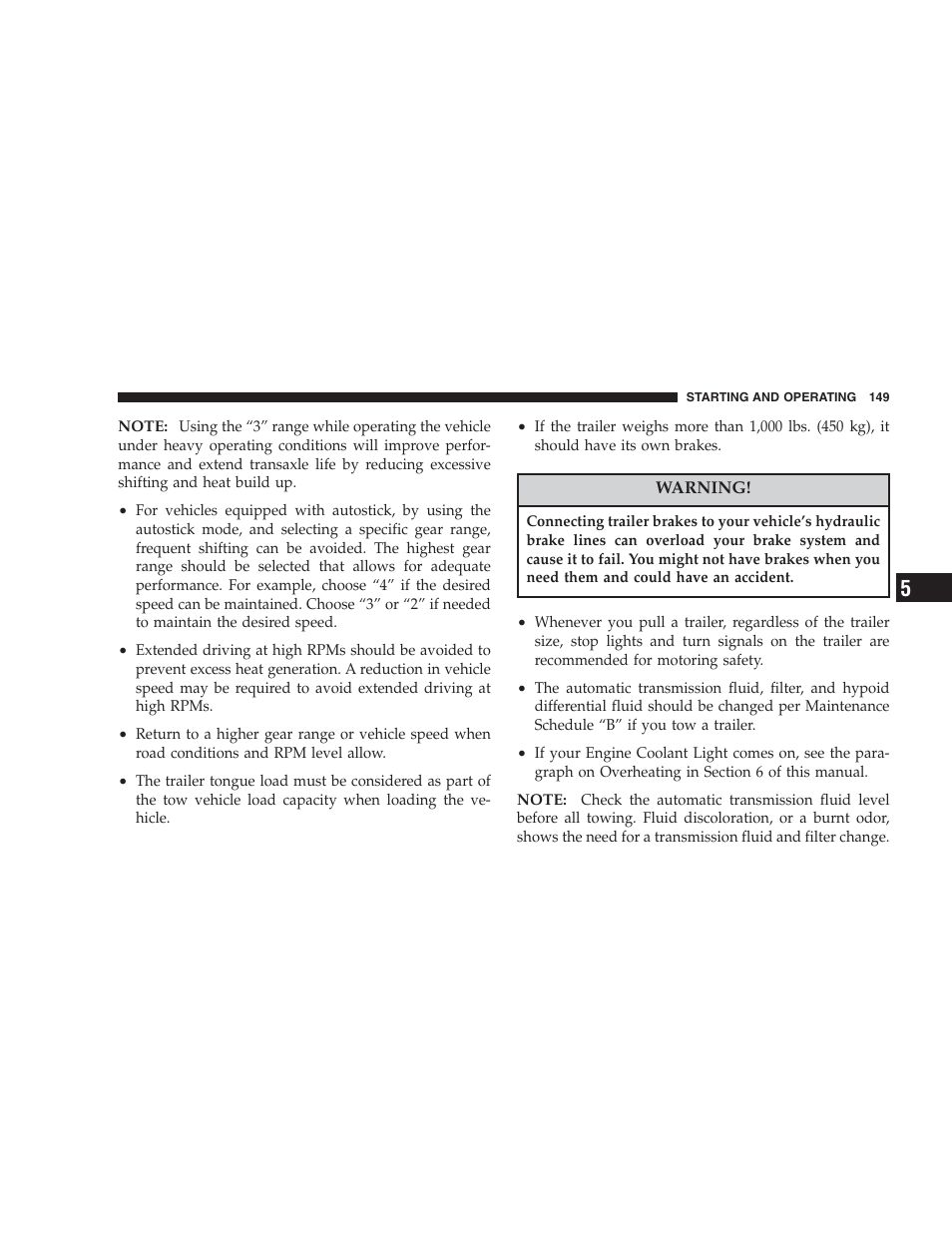 Dodge 2004 Intrepid User Manual | Page 149 / 249