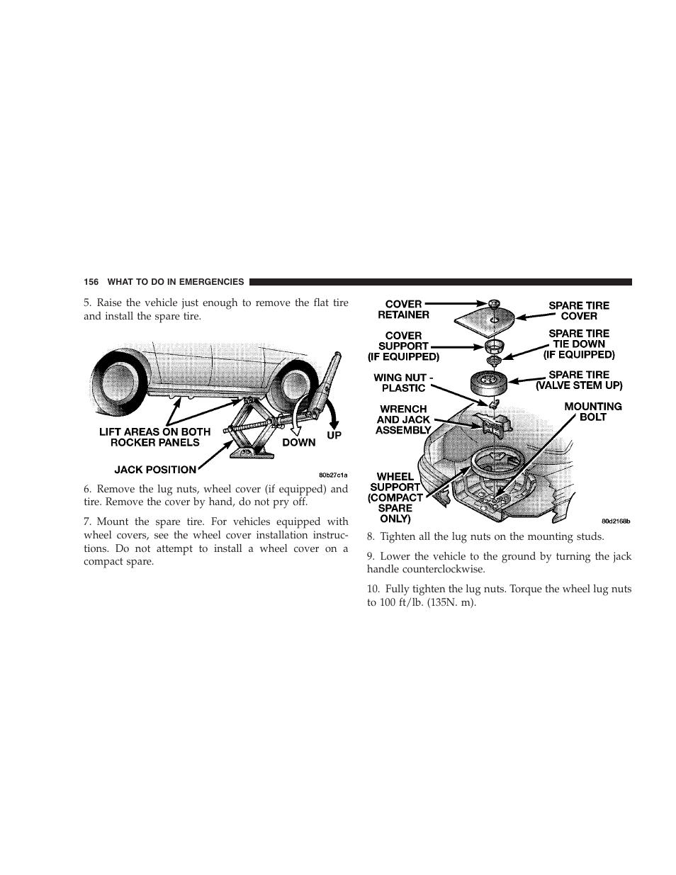 Dodge 2004 Intrepid User Manual | Page 156 / 249