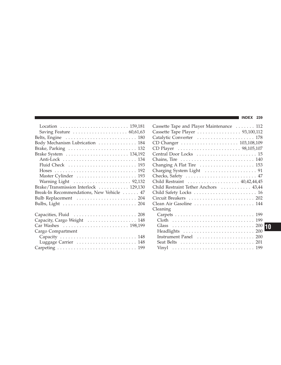 Dodge 2004 Intrepid User Manual | Page 239 / 249