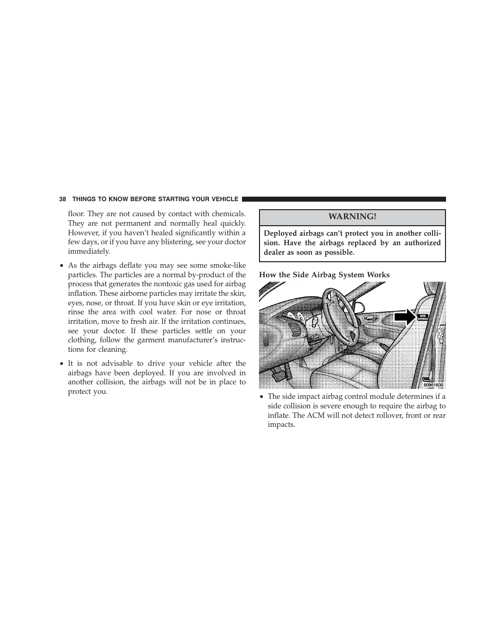 Dodge 2004 Intrepid User Manual | Page 38 / 249