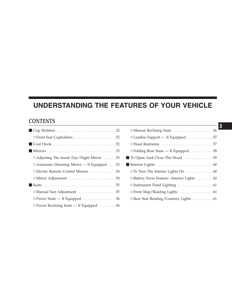 Dodge 2004 Intrepid User Manual | Page 49 / 249