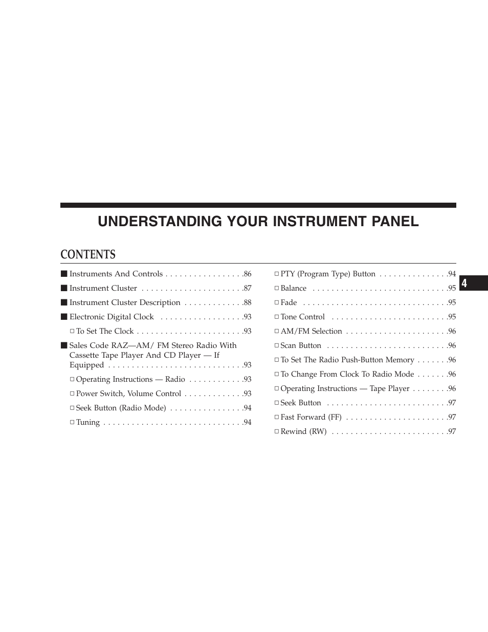 Dodge 2004 Intrepid User Manual | Page 83 / 249