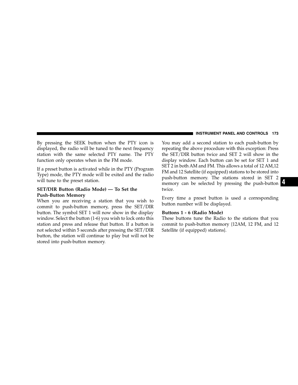 Dodge 2006 Dakota User Manual | Page 173 / 408