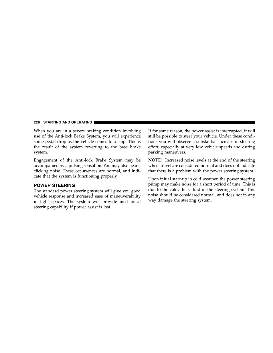 Dodge 2006 Dakota User Manual | Page 228 / 408