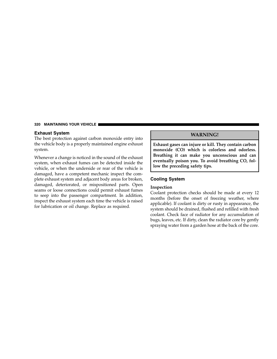 Dodge 2006 Dakota User Manual | Page 320 / 408