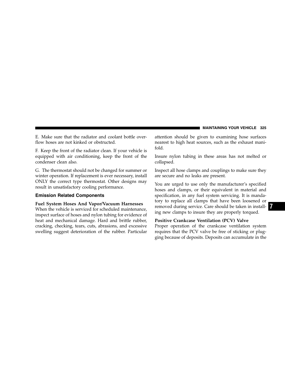 Dodge 2006 Dakota User Manual | Page 325 / 408