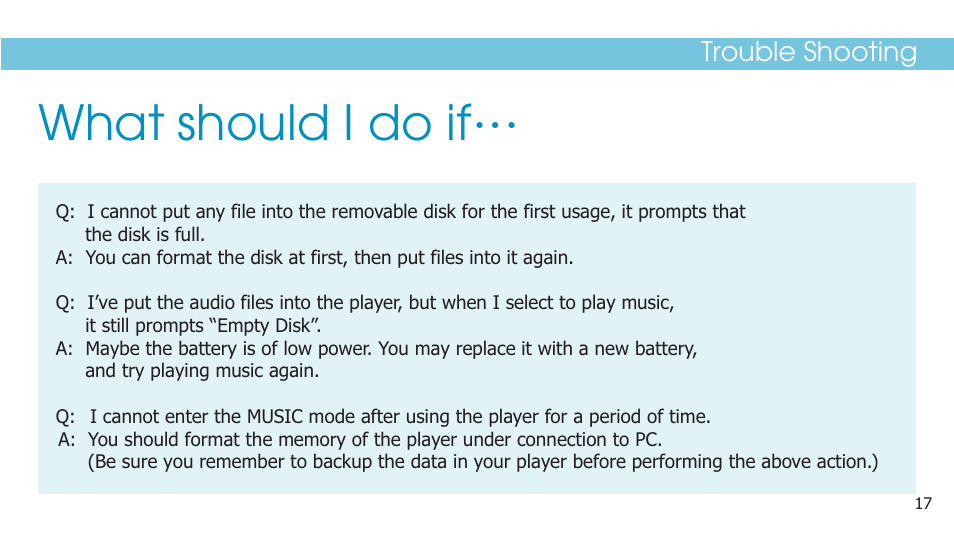 What should i do if | Curtis SMP1050 User Manual | Page 19 / 24