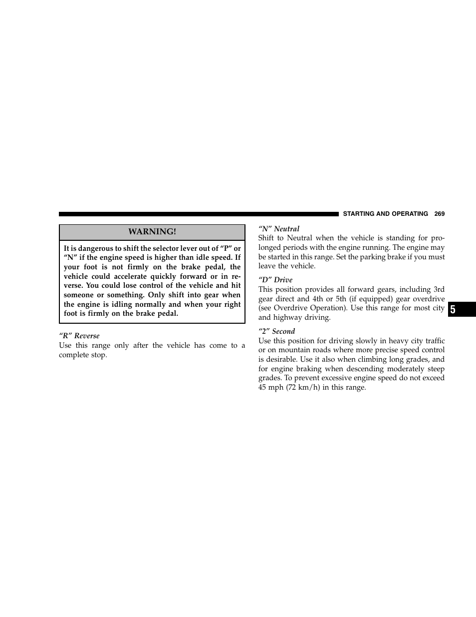 Dodge 2007 Ram 2500 User Manual | Page 269 / 496