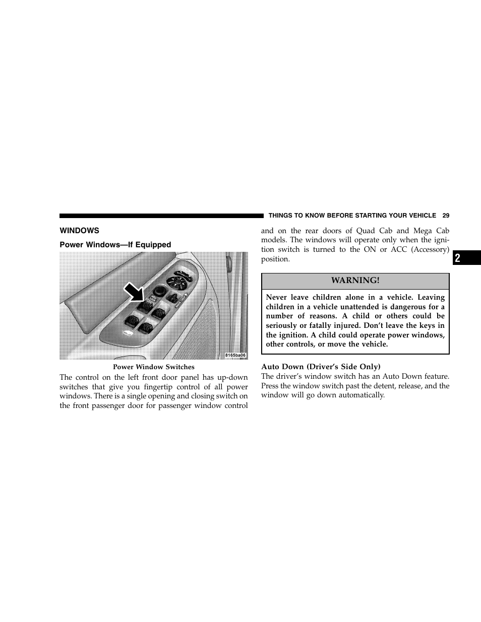 Dodge 2007 Ram 2500 User Manual | Page 29 / 496