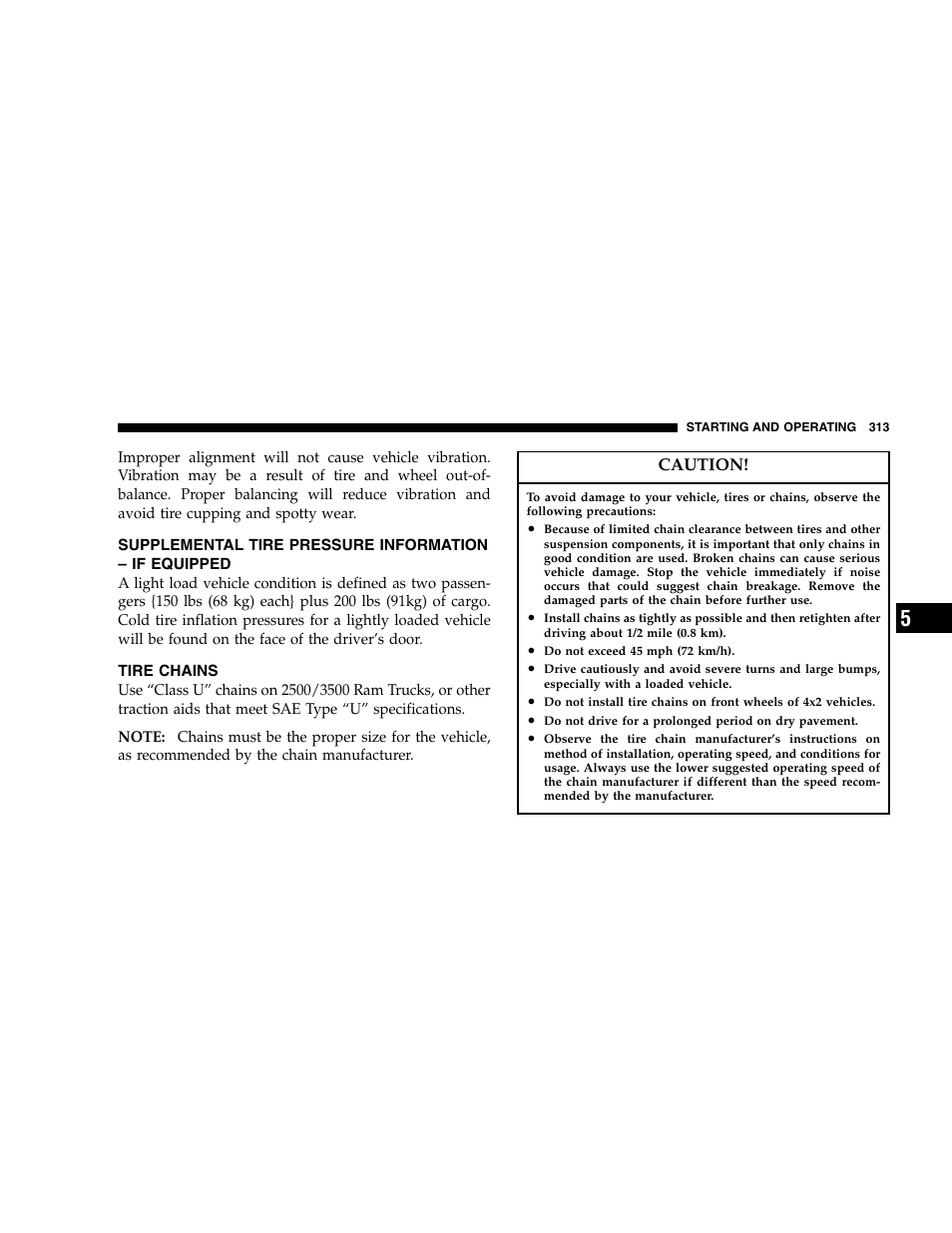 Dodge 2007 Ram 2500 User Manual | Page 313 / 496