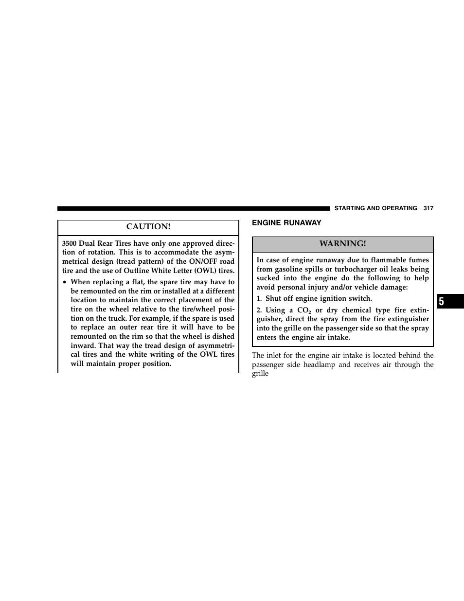 Dodge 2007 Ram 2500 User Manual | Page 317 / 496
