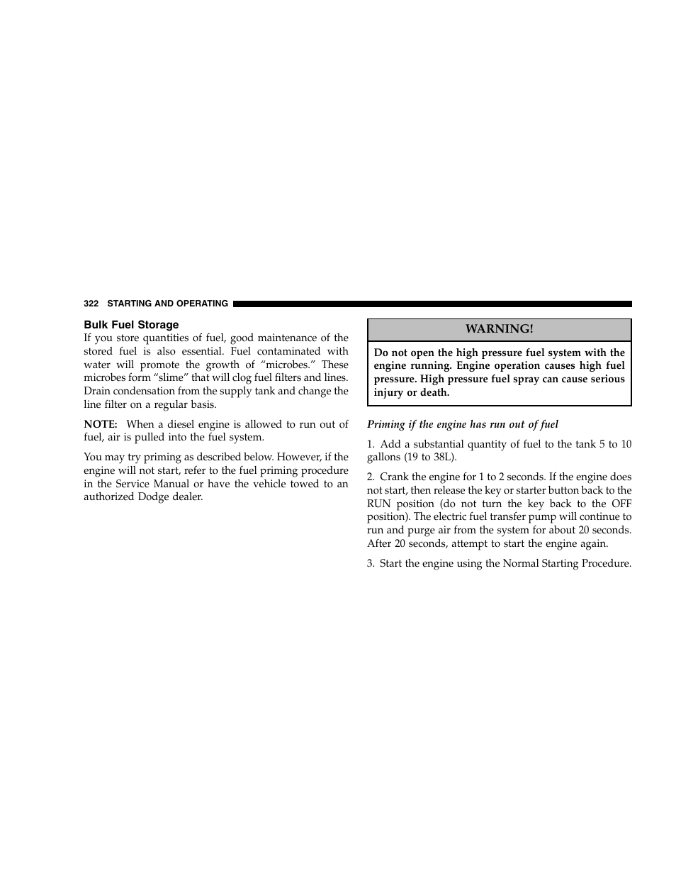 Dodge 2007 Ram 2500 User Manual | Page 322 / 496
