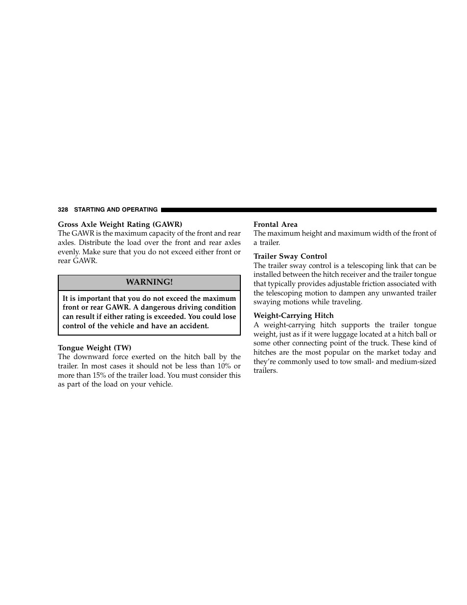 Dodge 2007 Ram 2500 User Manual | Page 328 / 496