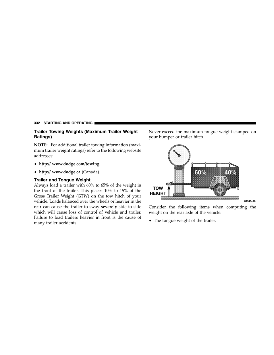 Dodge 2007 Ram 2500 User Manual | Page 332 / 496