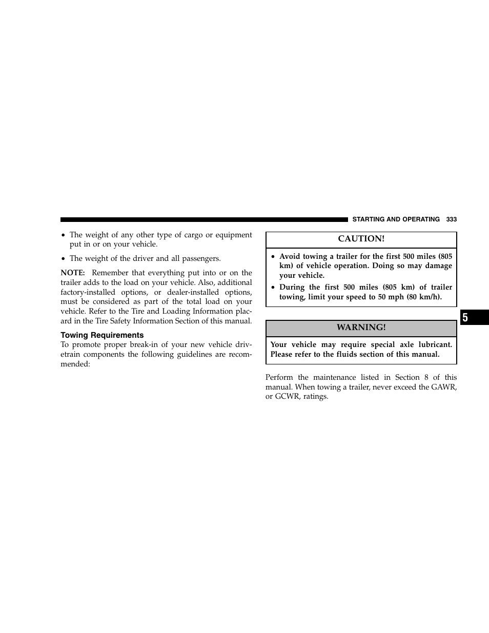 Dodge 2007 Ram 2500 User Manual | Page 333 / 496