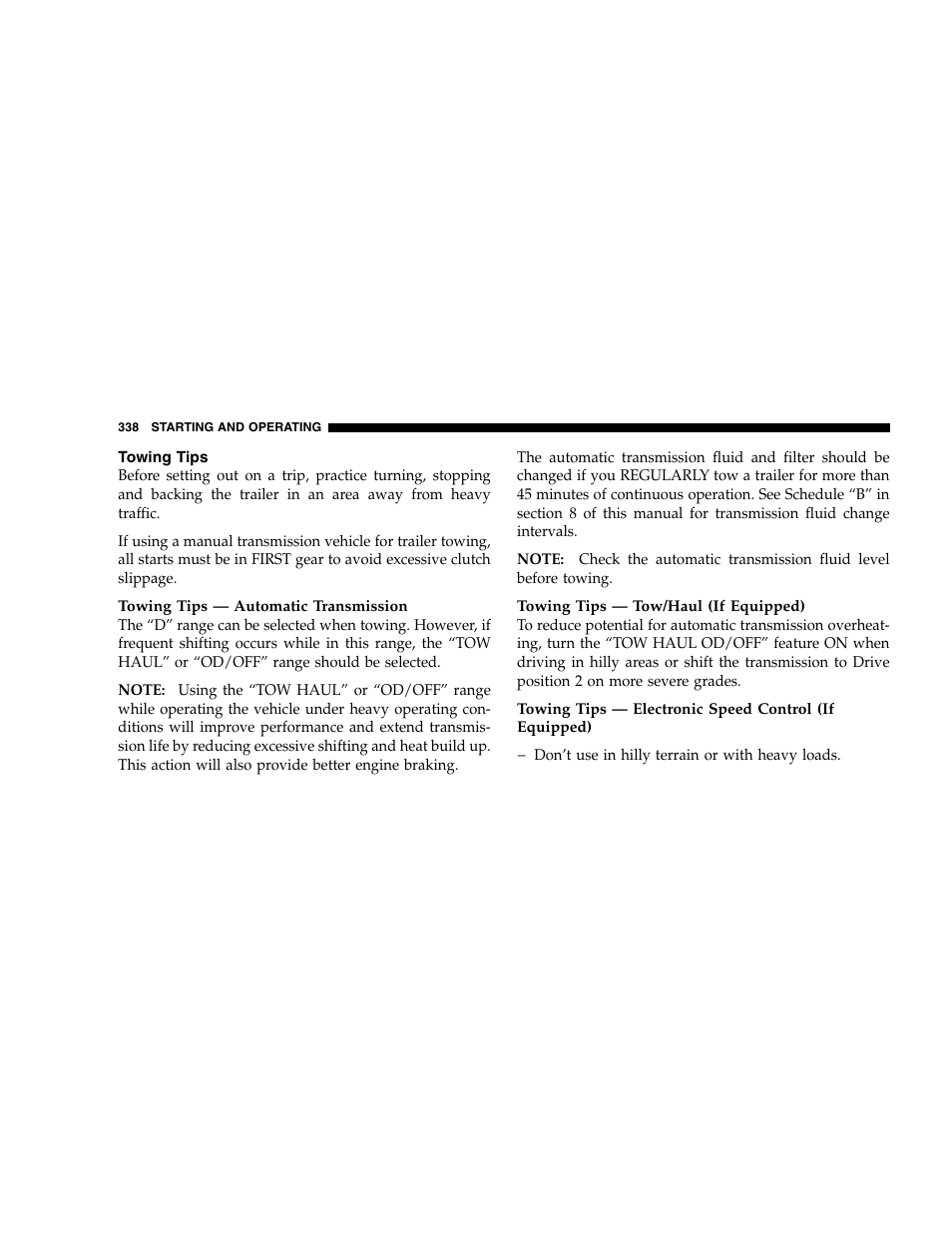 Dodge 2007 Ram 2500 User Manual | Page 338 / 496