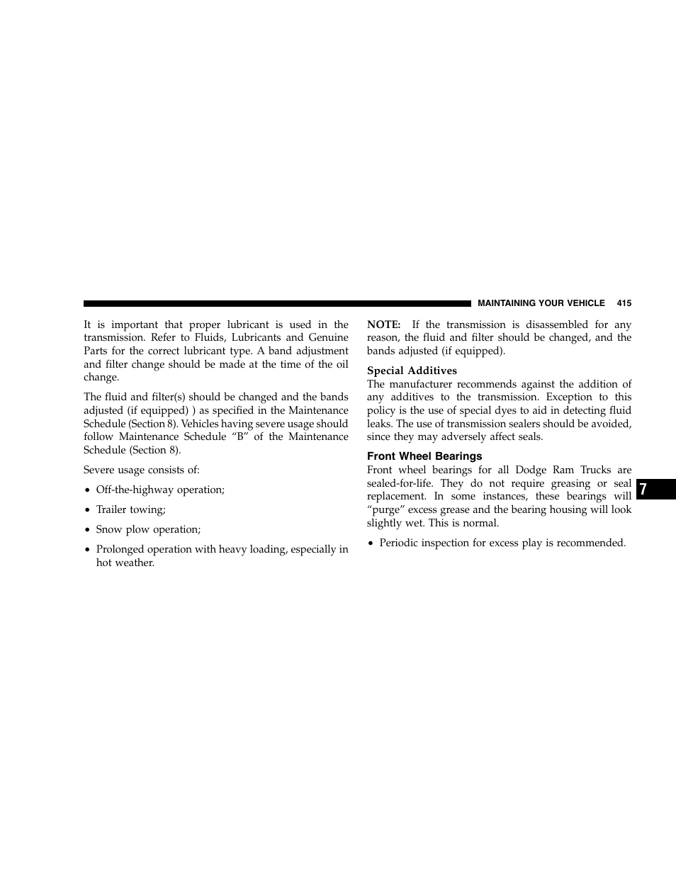 Dodge 2007 Ram 2500 User Manual | Page 415 / 496