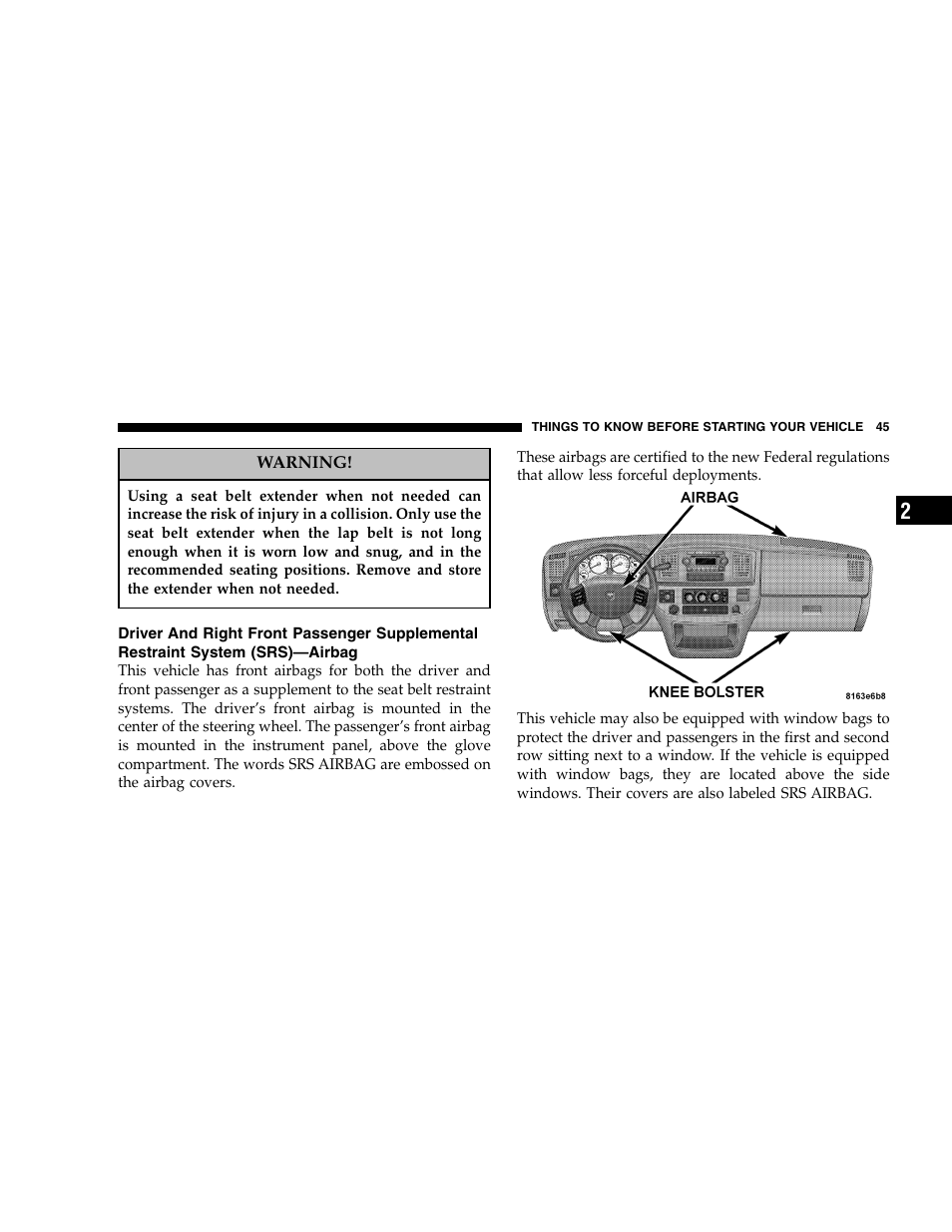 Dodge 2007 Ram 2500 User Manual | Page 45 / 496