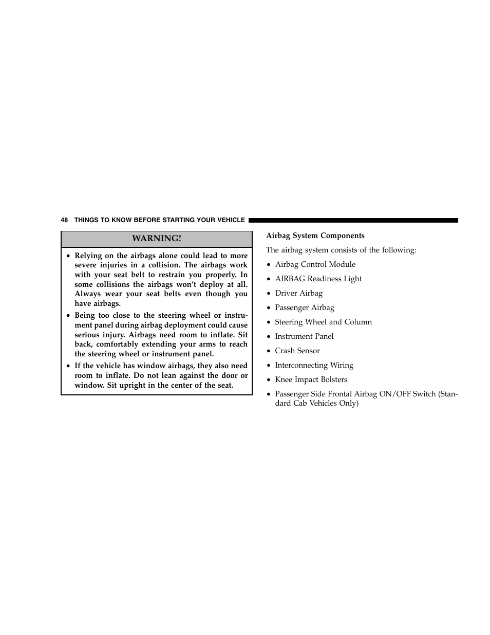Dodge 2007 Ram 2500 User Manual | Page 48 / 496