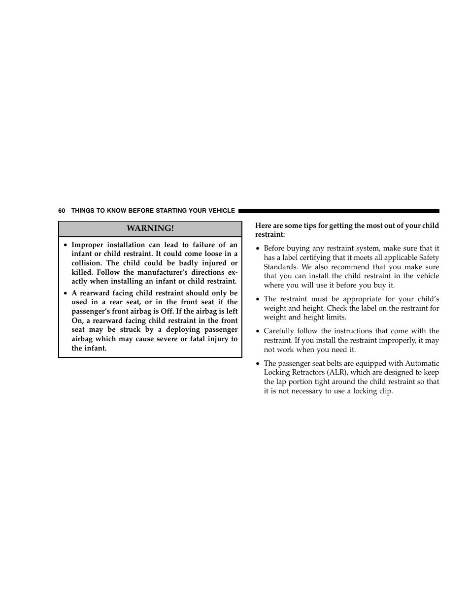 Dodge 2007 Ram 2500 User Manual | Page 60 / 496