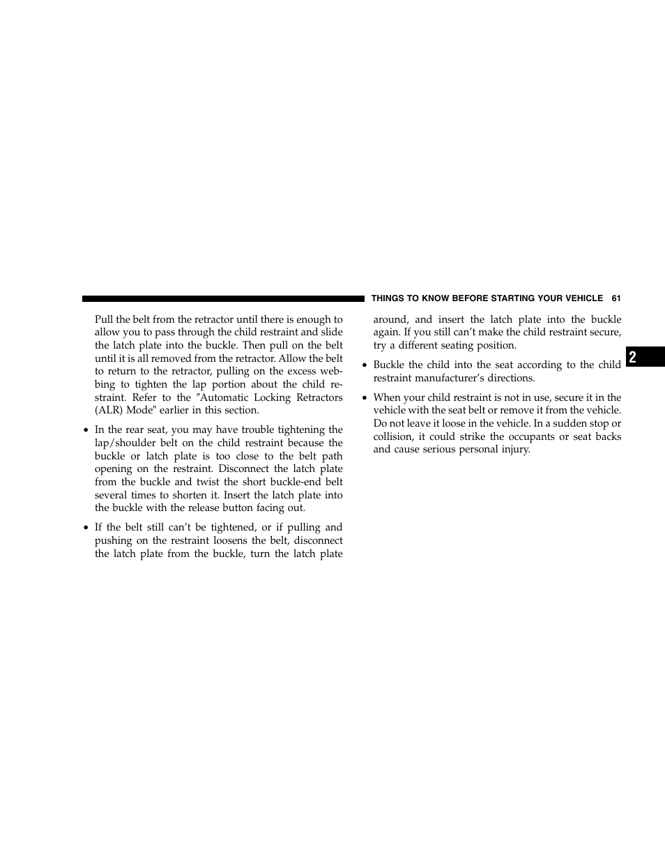 Dodge 2007 Ram 2500 User Manual | Page 61 / 496