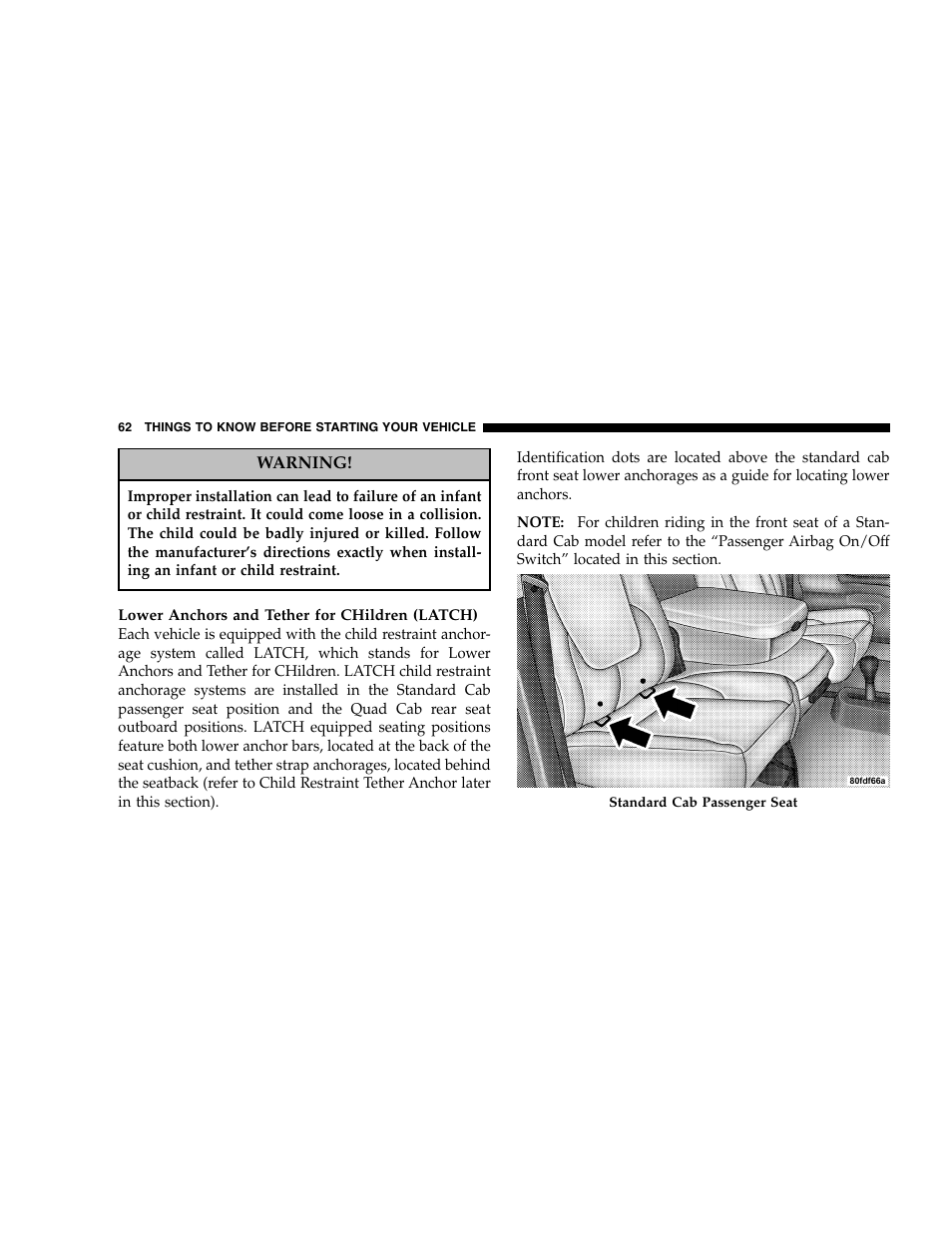 Dodge 2007 Ram 2500 User Manual | Page 62 / 496
