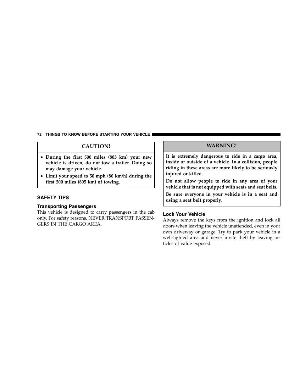 Dodge 2007 Ram 2500 User Manual | Page 72 / 496