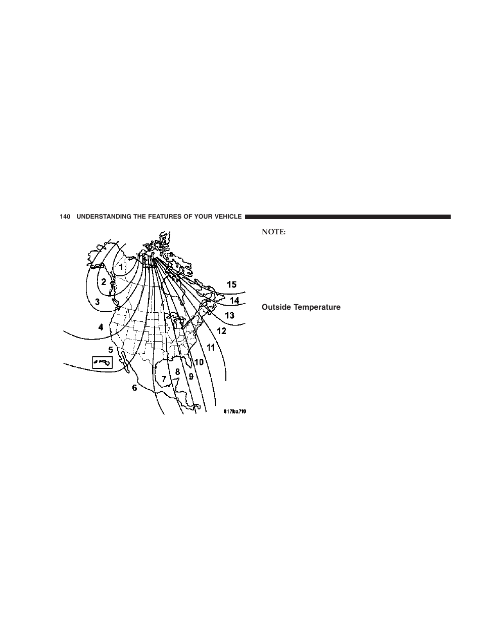 Outside temperature | Dodge 2006  Ram Pickup 3500 User Manual | Page 140 / 493